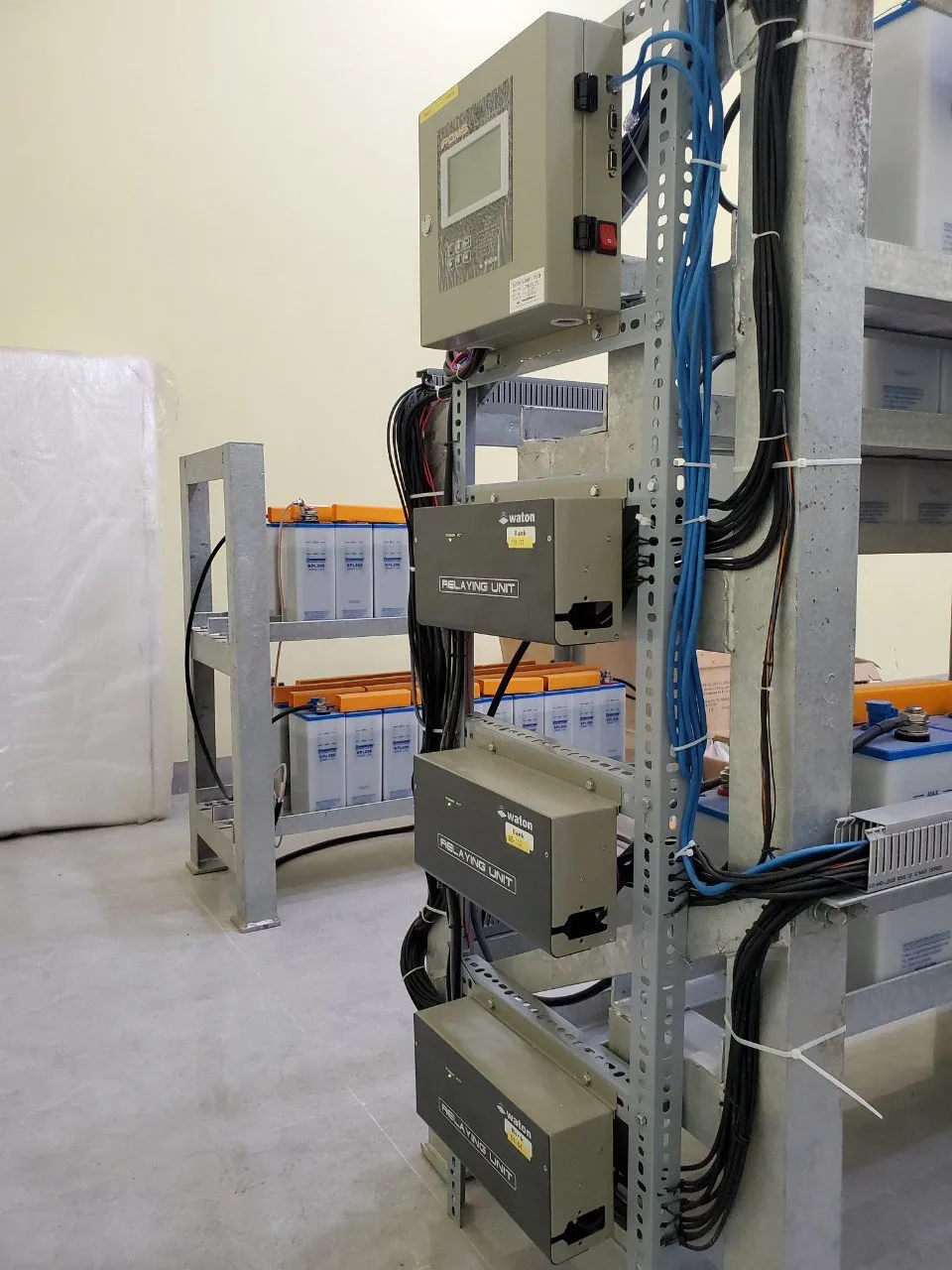 The installation of electrical panels at Phuoc Thai 1 has been completed