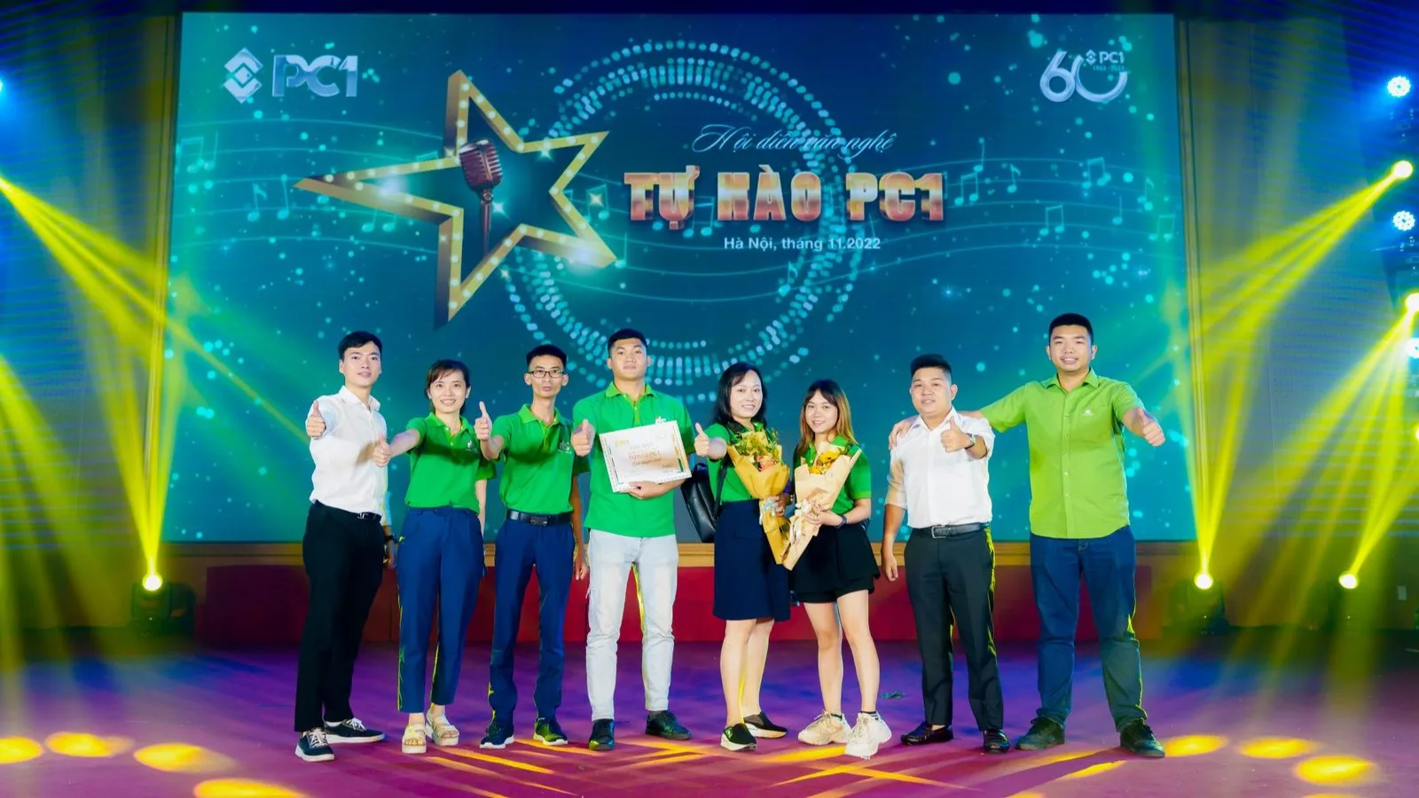 Our team at the Sports and Arts 2022 festival