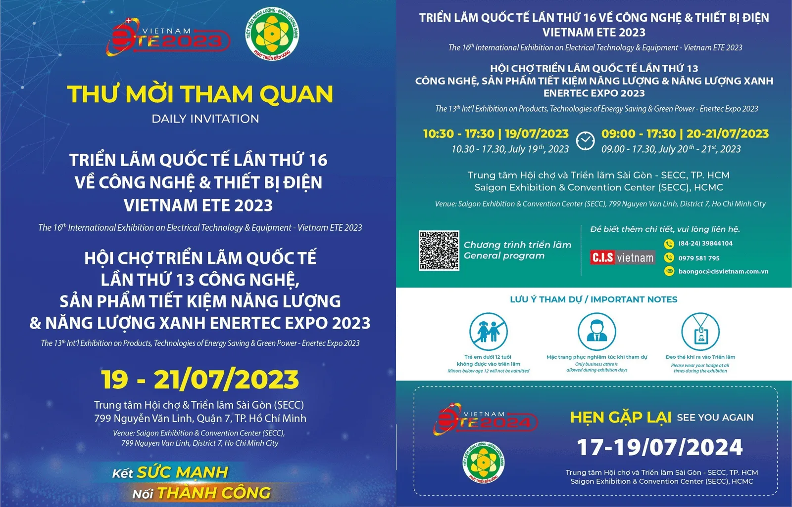 Vietnam ETE 2023 invitation