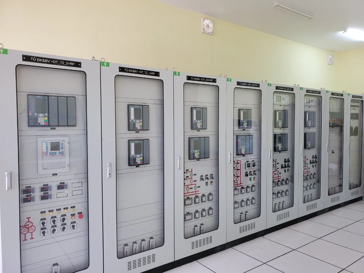 Control and protection panels manufactured by ITS